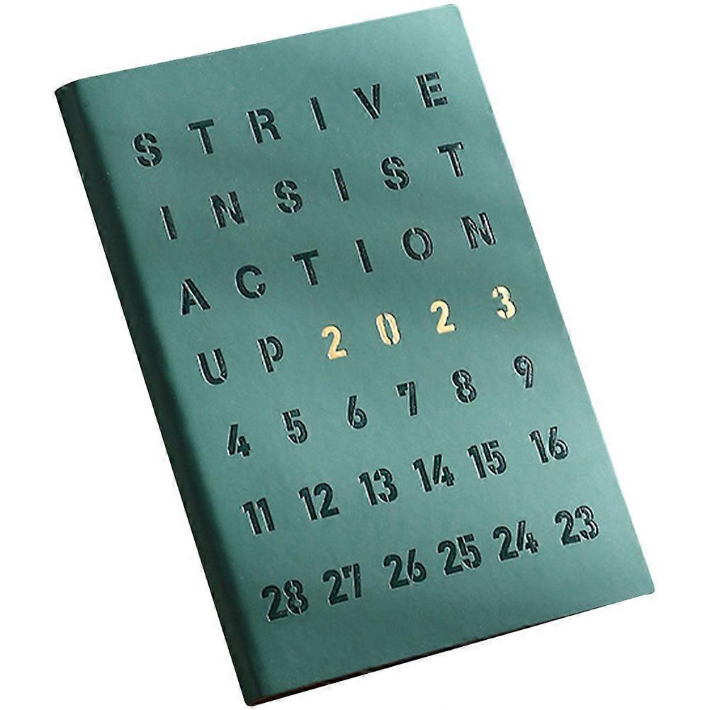 Schedule Planning Daily Notepad for Academic Use in Green Color with Efficient Design and Organizing Tasks 5Pcs