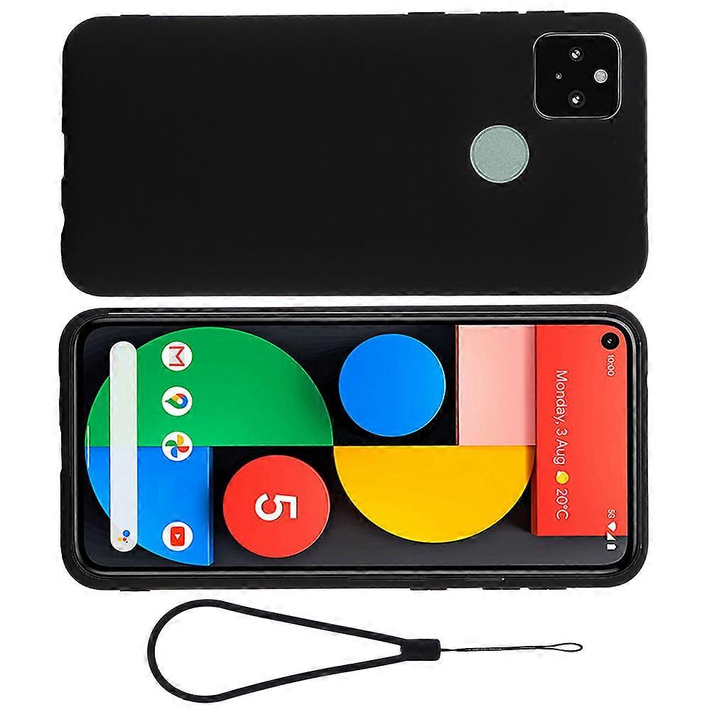 Fall-Resistant Phone Shell Liquid Silicone Protective Cover for Pixel 5a 3Pcs