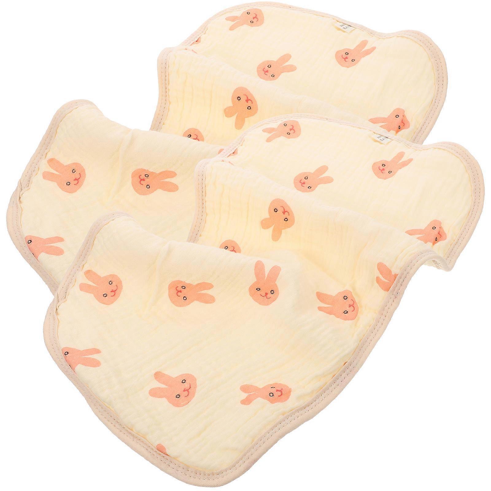 Breathable 10 Pcs Cotton Burp Cloth Infant Children Rectangular Convenient Feeding Time