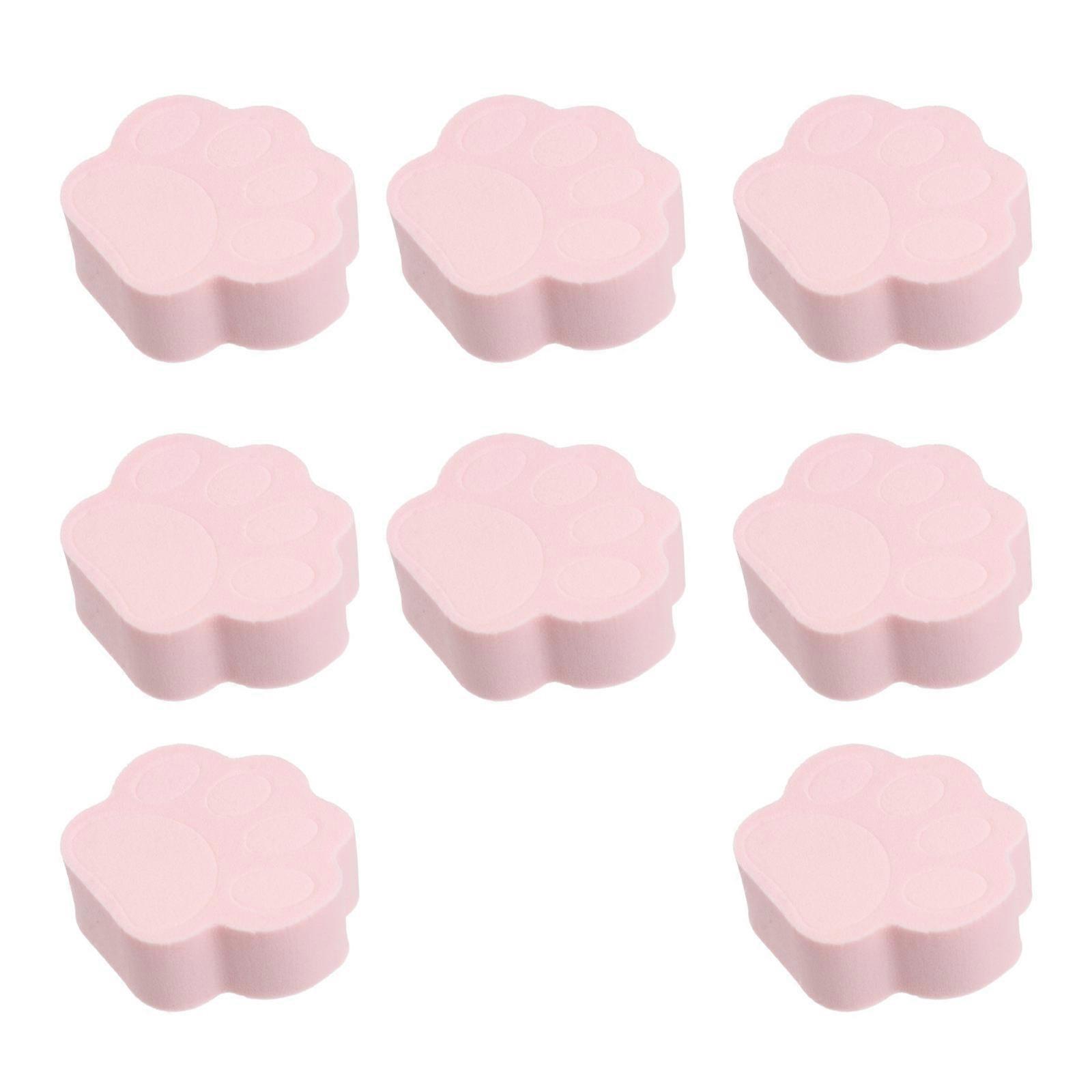Makeup Puff Facial Sponge for Makeup 32Pcs Pink Cat Claw