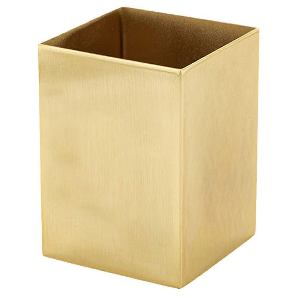 Stylish Desktop Storage Cup Pen Organizer For Children Home Use 7x7x9.5cm Smooth Bottom 1 Set