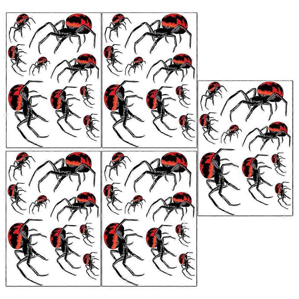 Halloween Window Stickers Spider Pattern for Decoration 35 Sheets