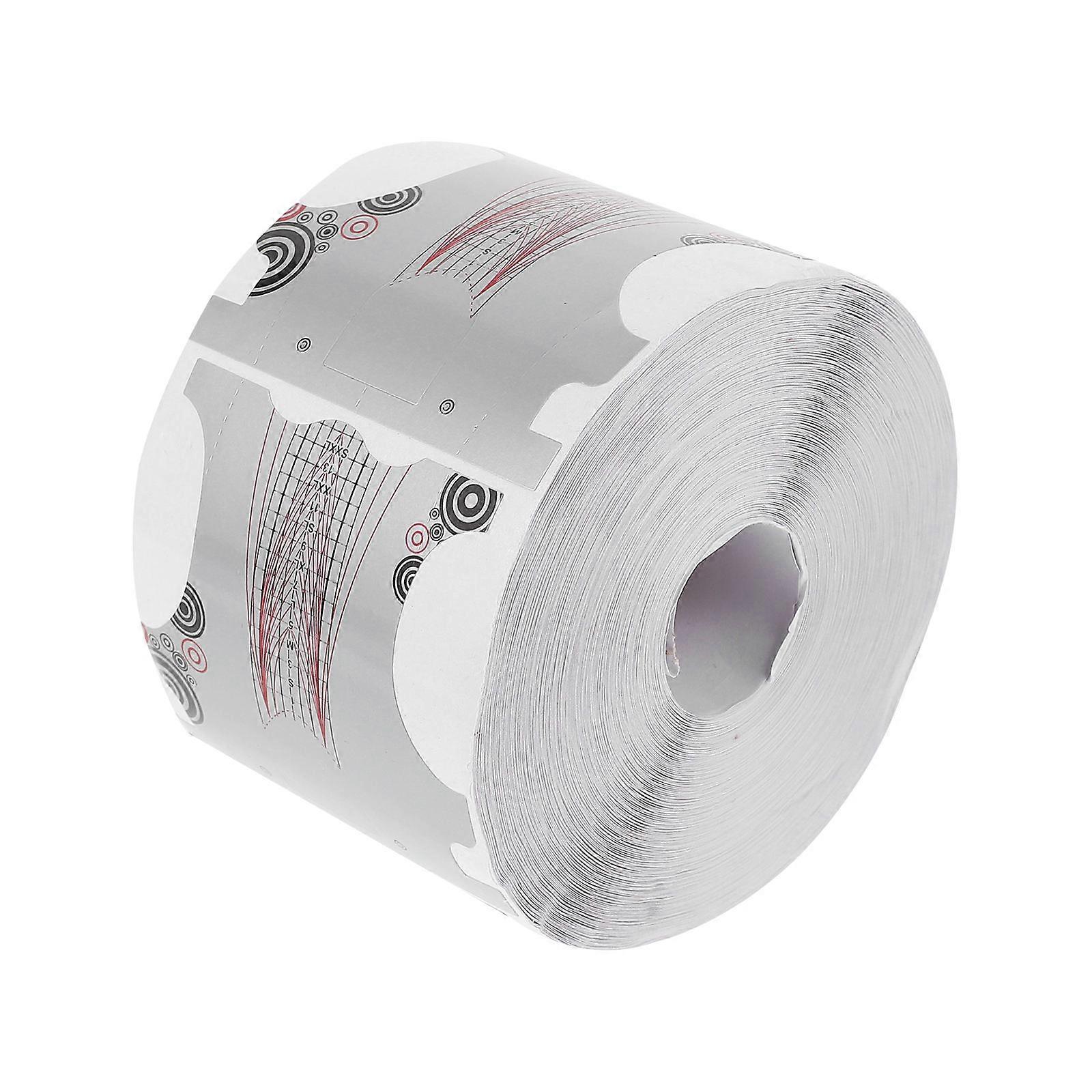 Nail Form Guide Sticker Manicure Tool for Nails Extension 4 Rolls