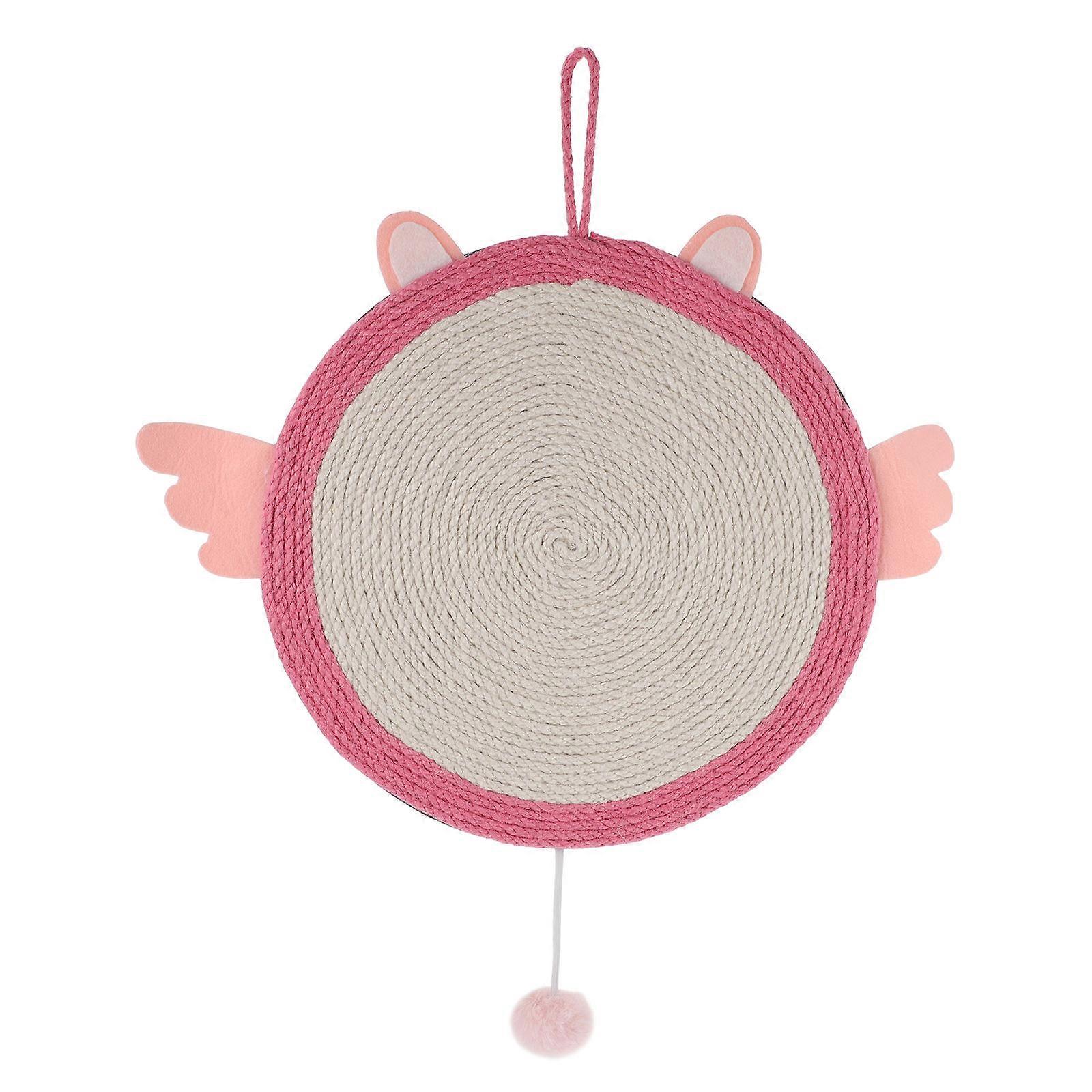 Cat Scratching Mat Angel Shaped for Playing 2Pcs Durable Pad