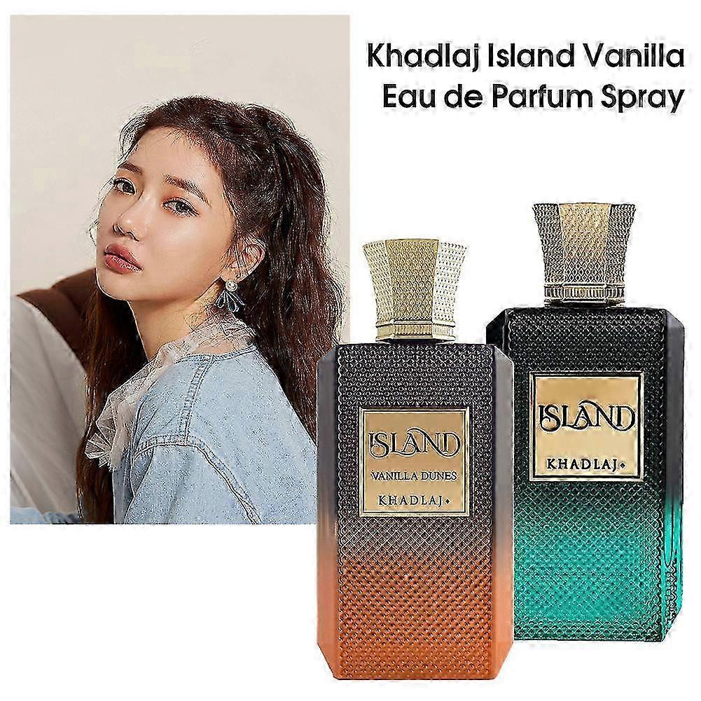 Khadlaj Island Vanilla Eau De Parfum Spray 100ml/ 3.4 Edp