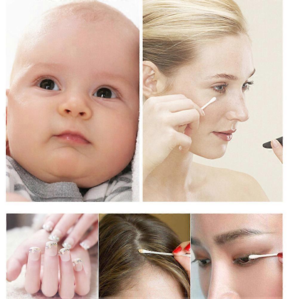 Cotton Stick Swab Wooden Swabs for Cleaning Dust 400Pcs Multi Color