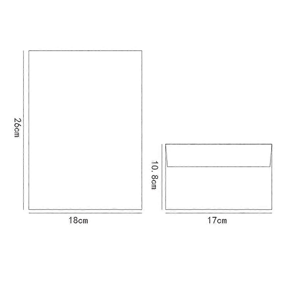 Premium Paper Writing Stationery Set For And Students In 26x18cm Size 72Pcs