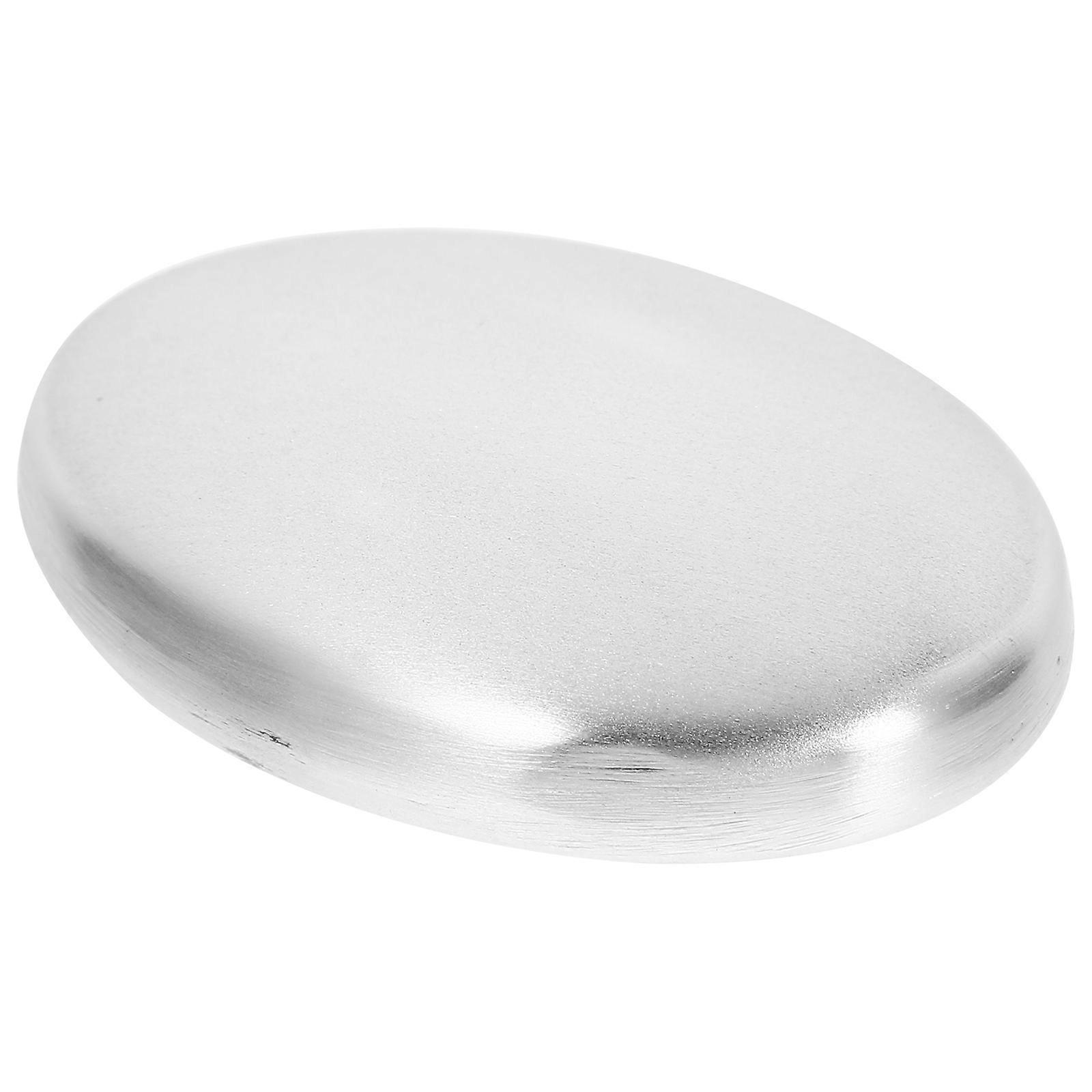 Odor Remover Soap Stainless Steel Triangle Shape Hand Soap 2Pcs Silver