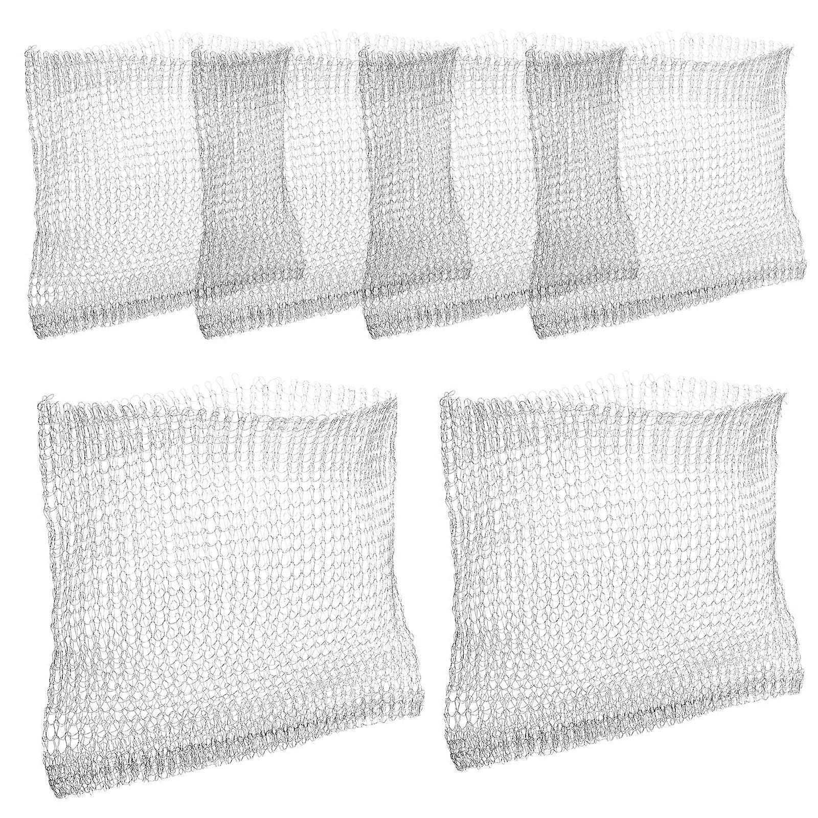 Gardening Accessories Wire Baskets for Plant Root Guard 18Pcs Silver