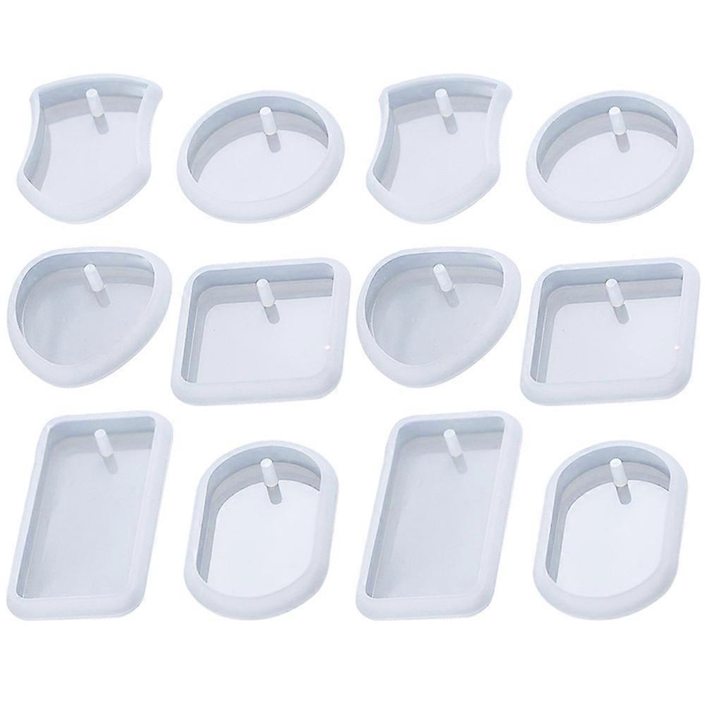 60 Pcs Resin Molds For Craft Making DIY Tool Epoxy Resin Casting White