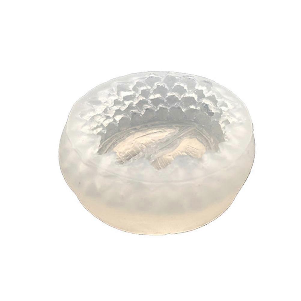 Silicone Mold Durian Shaped Design for Cake Decorating 3Pcs Transparent