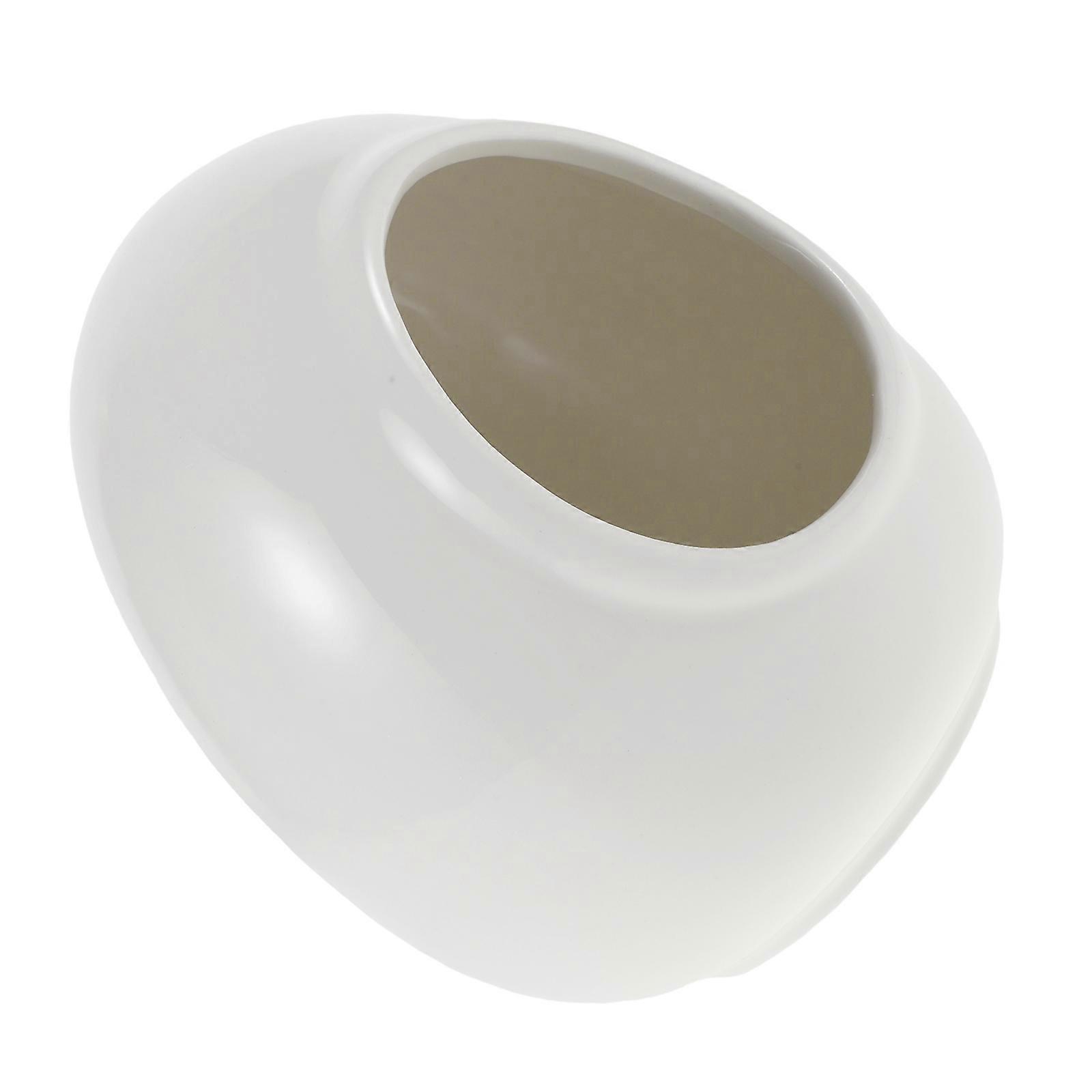 Ceramic Spice Jar Egg Shaped for Storage Use with 2Pcs Container