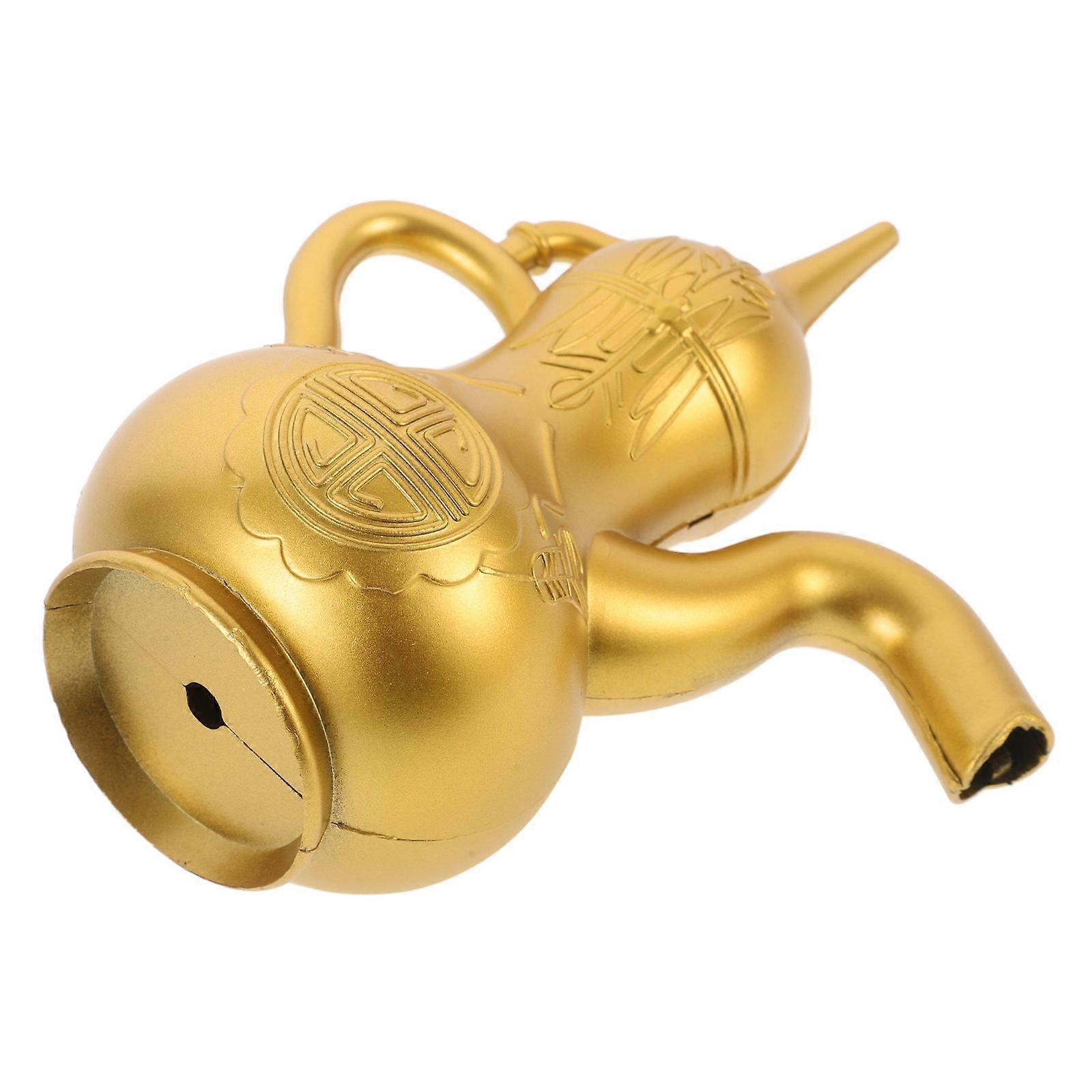 Golden Gourd Fountain Accessory for Yard Decor with 5Pcs Floating Pieces