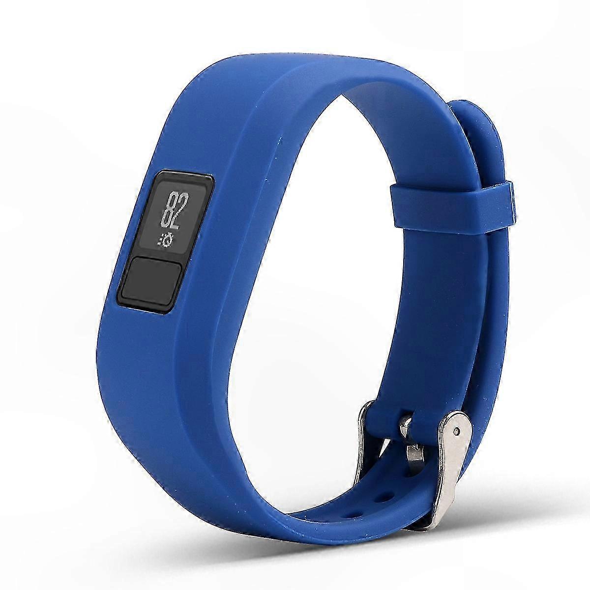 Adjustable Soft Silicone Replacement Band for Fitness Tracker Devices