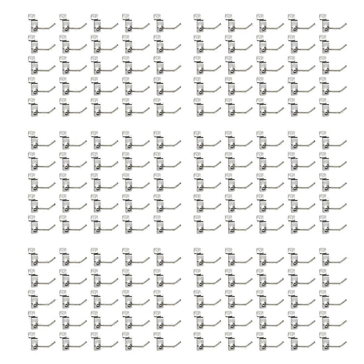 25 x Single Hook Pin Shop Display Fitting Hanger 50mm