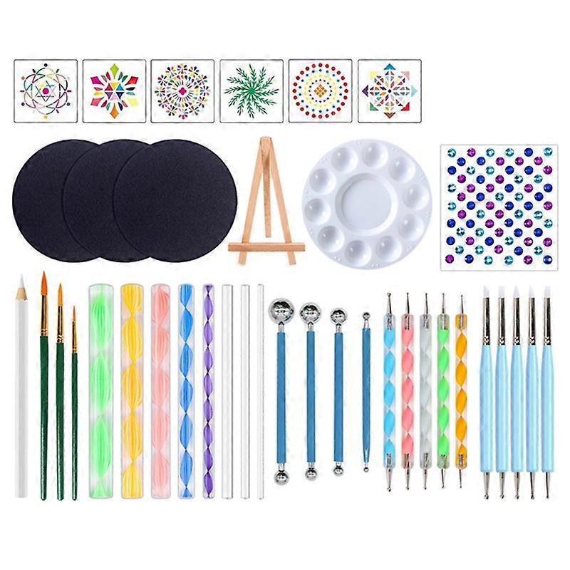 38Pcs Mandala Dotting Tools Painting Kit -Dot Paint Stencils Tool Set