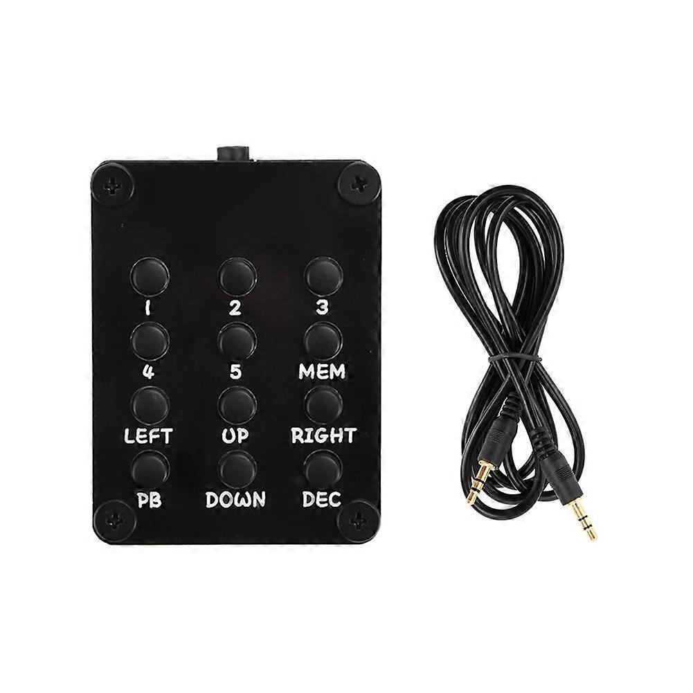 -2 Remote Control Keyboard 3.5 Male to Male for Radio FTDX-9000 FTDX-5000 FT-991 FT-491 Mini Remote Control