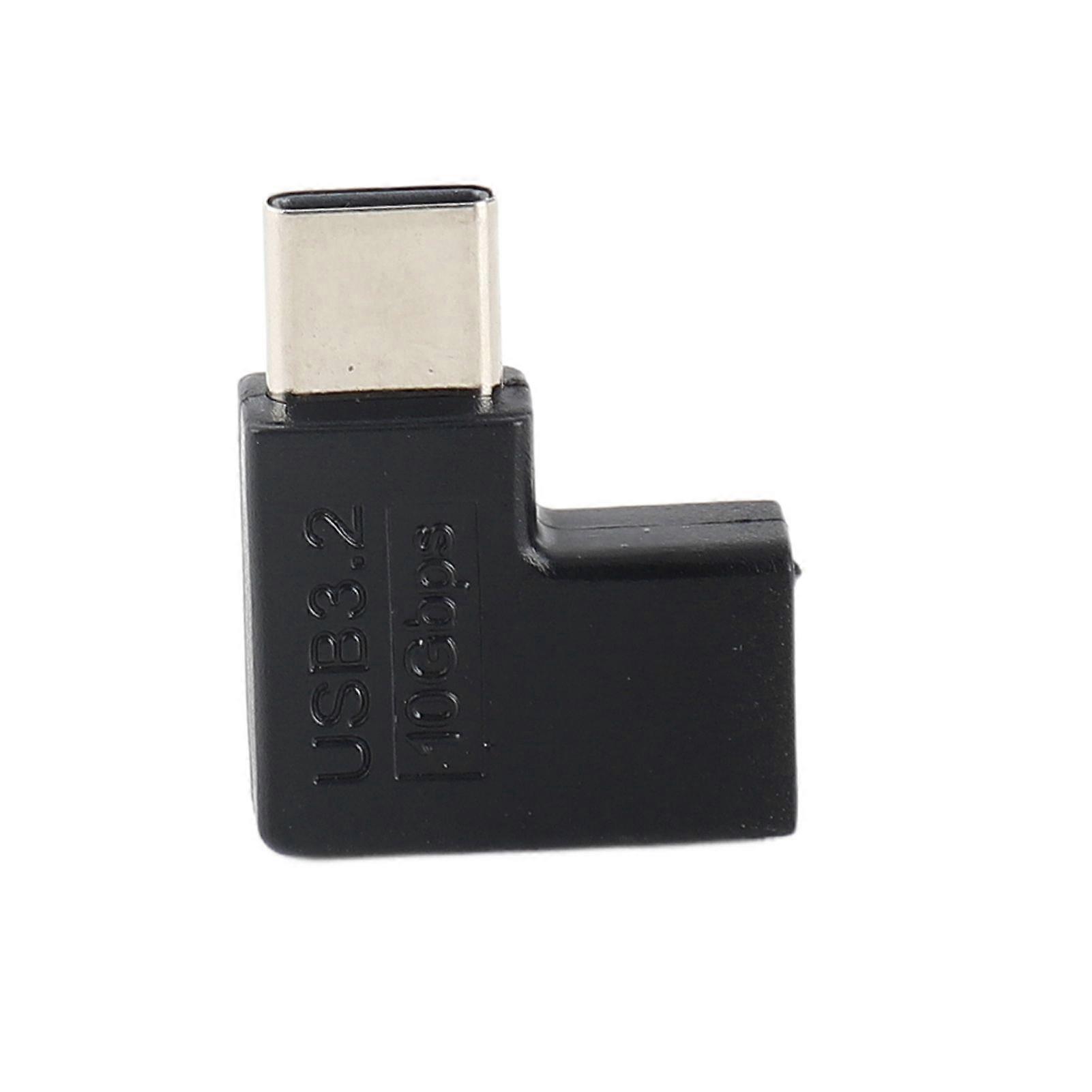 90 Degree Type C Female to Male Adapter 10Gbps Fast Charge USB 3.2 Type C Connector