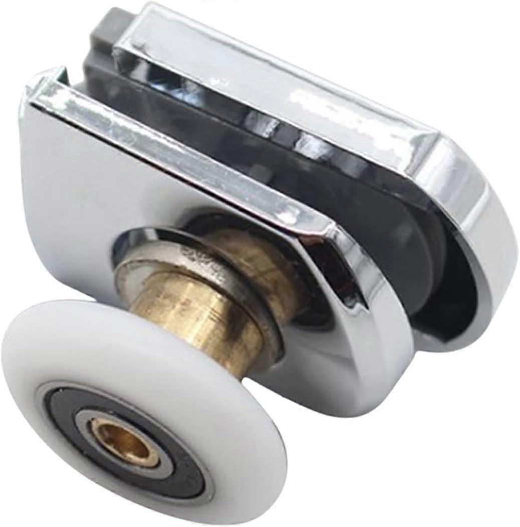 Door Wheel Bathroom Door Roller Glass Sliding Door Wheel Silver 4x3.5 Cm Shower Room Replacement Accessories