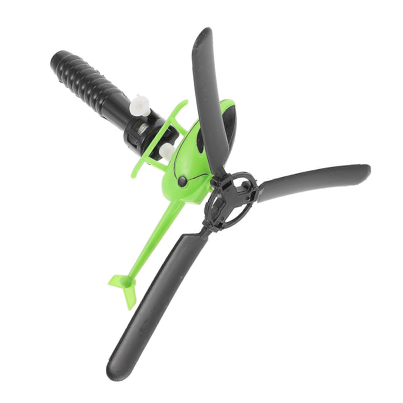 Kids Helicopter Toy Pull String Flying 2Pcs Educational Gift for Children