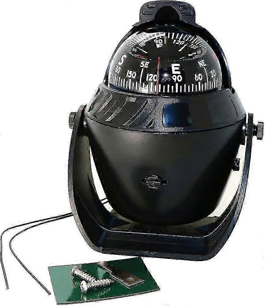 Adjustable compass directional navigation guide with ball ball navigation