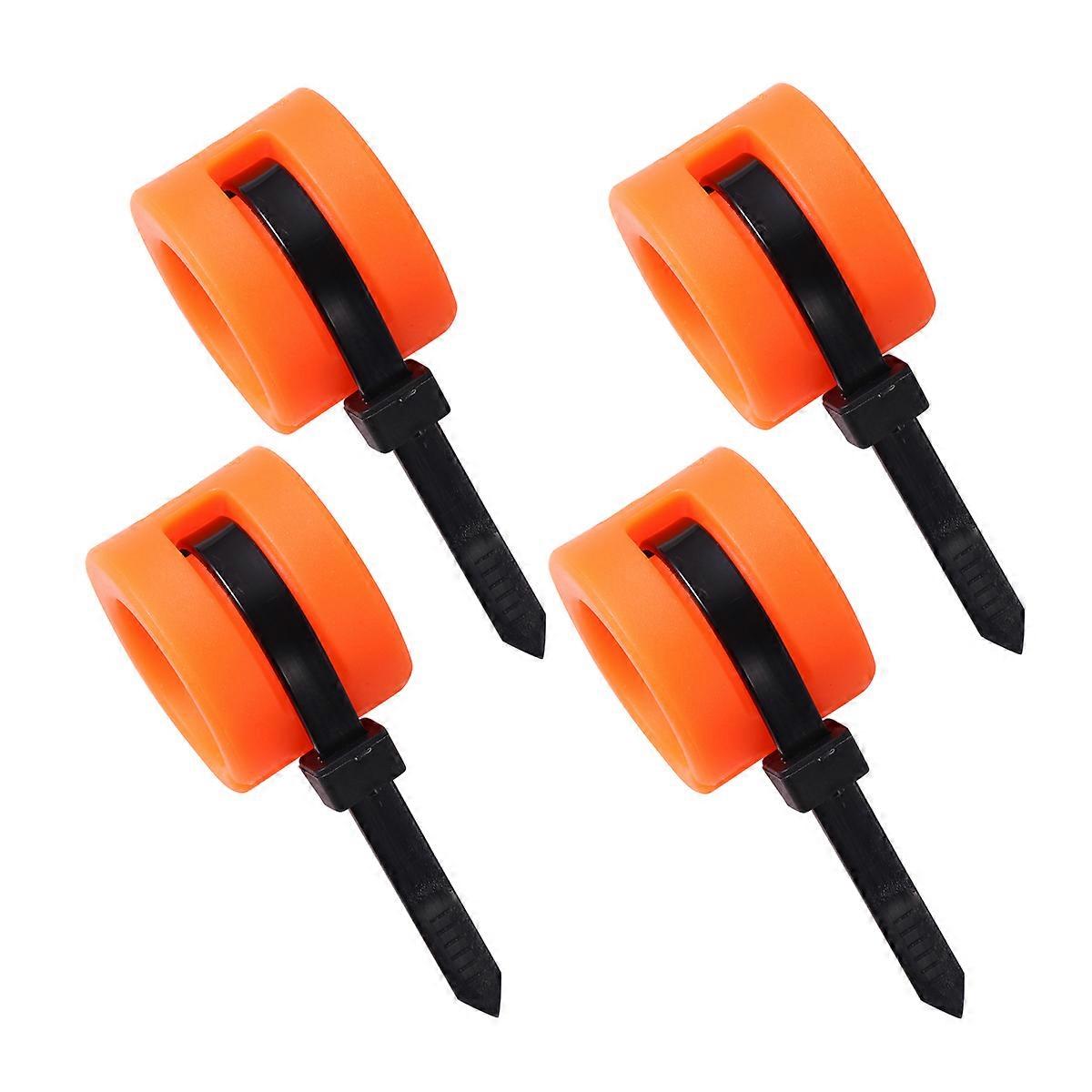 Rubber Rings Bike Accessories Rear Fork Chain Protector with 4Pcs Protective Clips