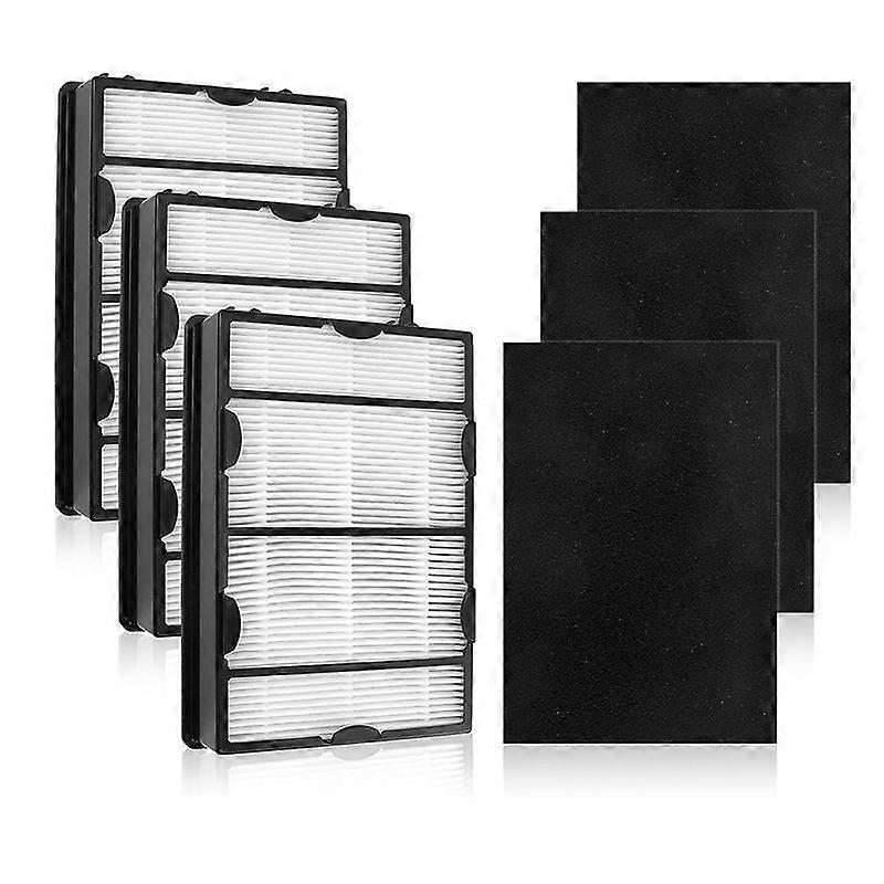 3PCS Hepa Filter for HAPF600/HAPF600D-U2B Air Filter Hypa Set