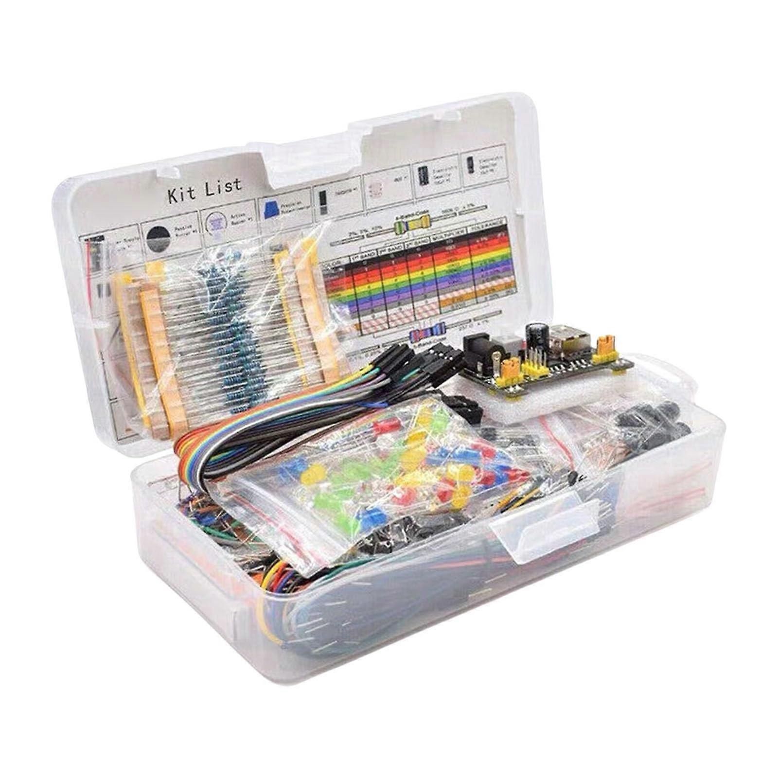 Entry Level Electronics Set For Students And Hobbyists, Beginner Electronics Kit, STEM Starter Pack