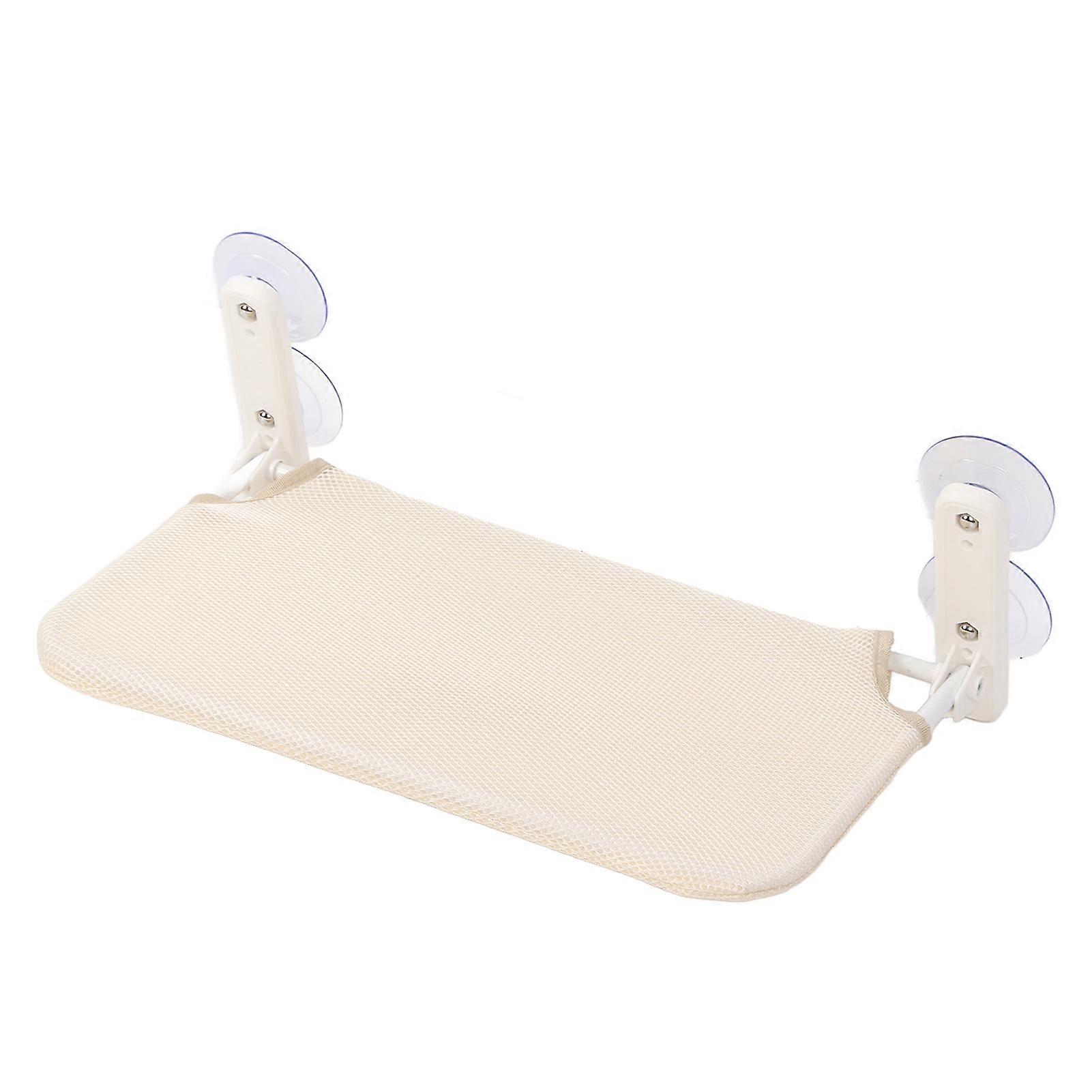 Cat Window Hammock 52x30cm Beige Foldable with Strong Suction Cups