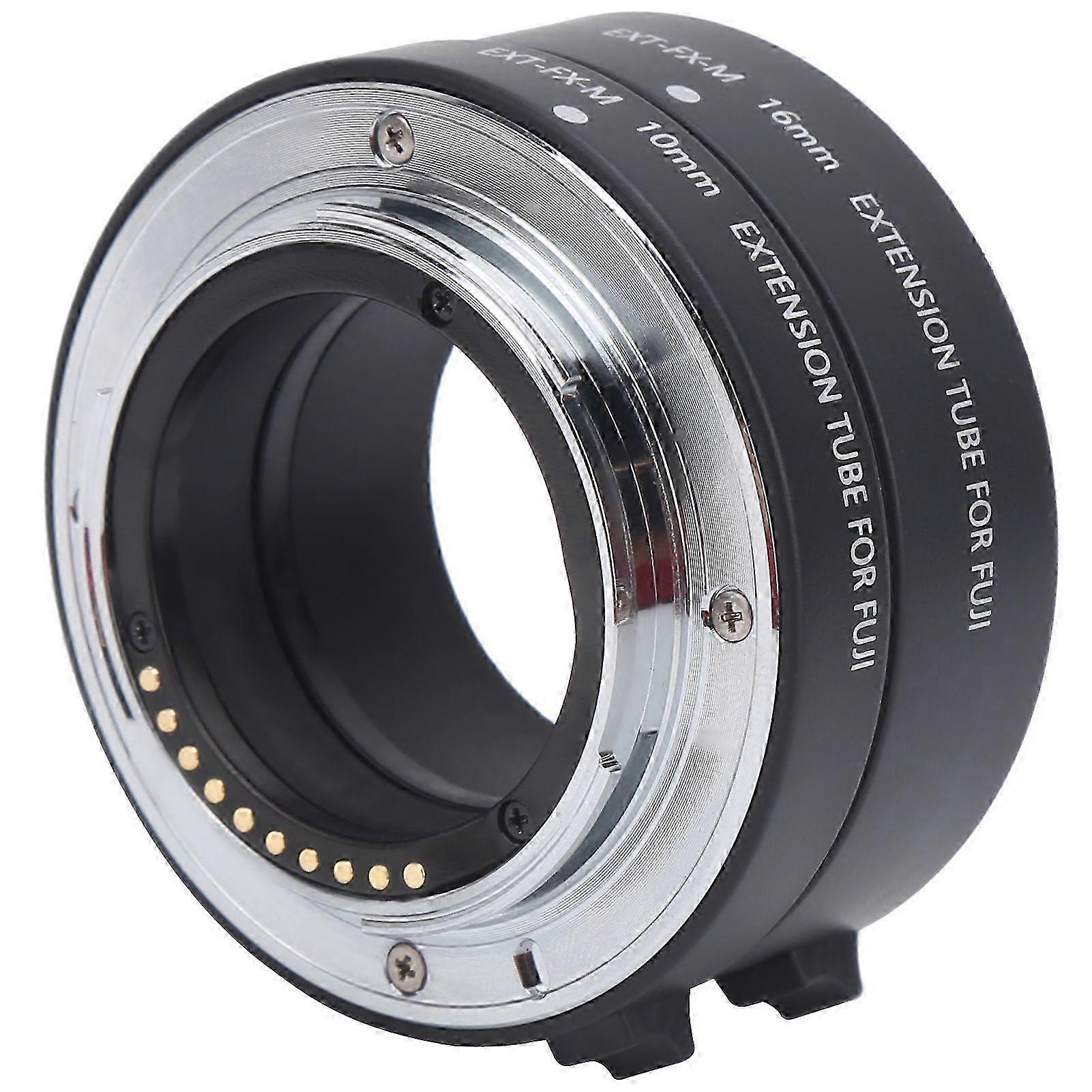 10mm 16mm Macro Autofocus CloseUp Extension Tube Adapter for Fuji X Mount  Camera