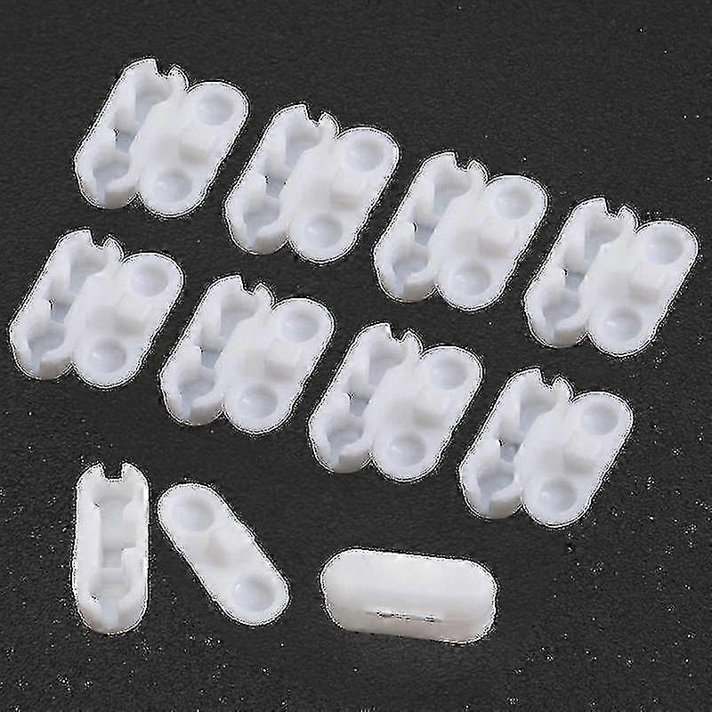 10-Pack Plastic Pull Cord Connectors for Vertical Blinds and Roller Curtains