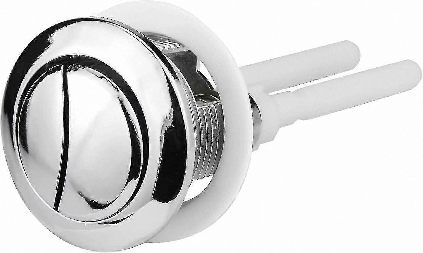 Dual Flush Button Replacement for Toilet, Round Head Push Button Accessories for Bathroom Water Tank Repairs