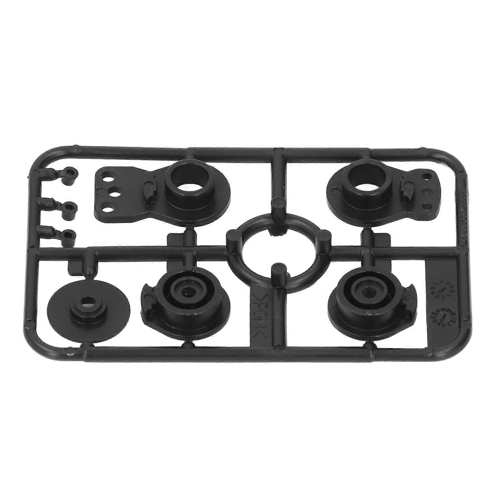 Servo Saver Set Stable Performance Lightweight Plastic Steering Arm Servo Saver Mount for XV02 XV01 Models Black 