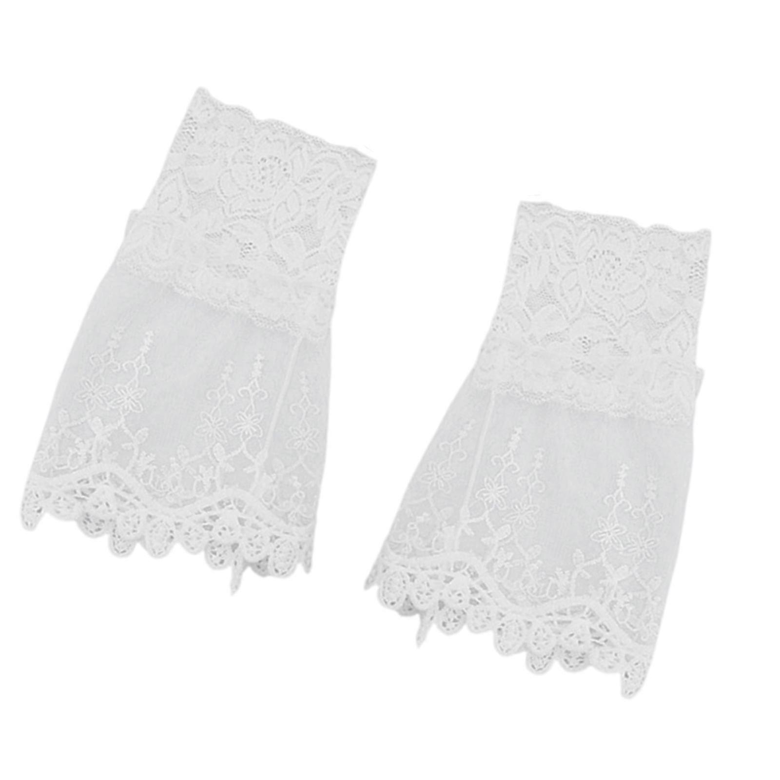 Delicate Lace Wrist Sleeve Sensitive Skin Friendly Wristband Suitable for Commuting Parties and Special Event Multicolor