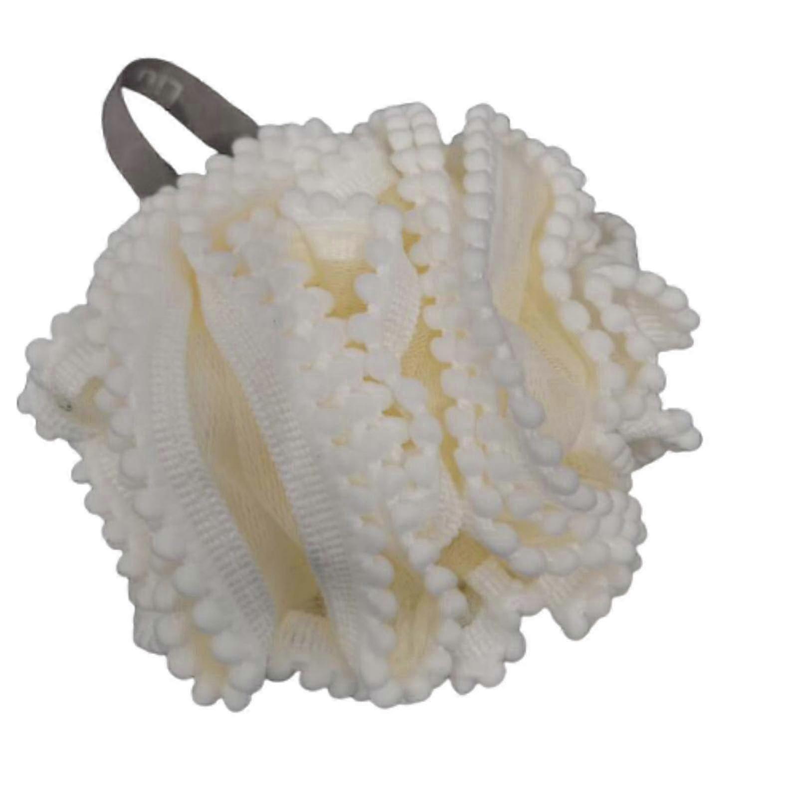 Shower Loofah Sponge Pouf – 80g Bath Scrubber, Soft Mesh Body Scrunchie for Body Wash