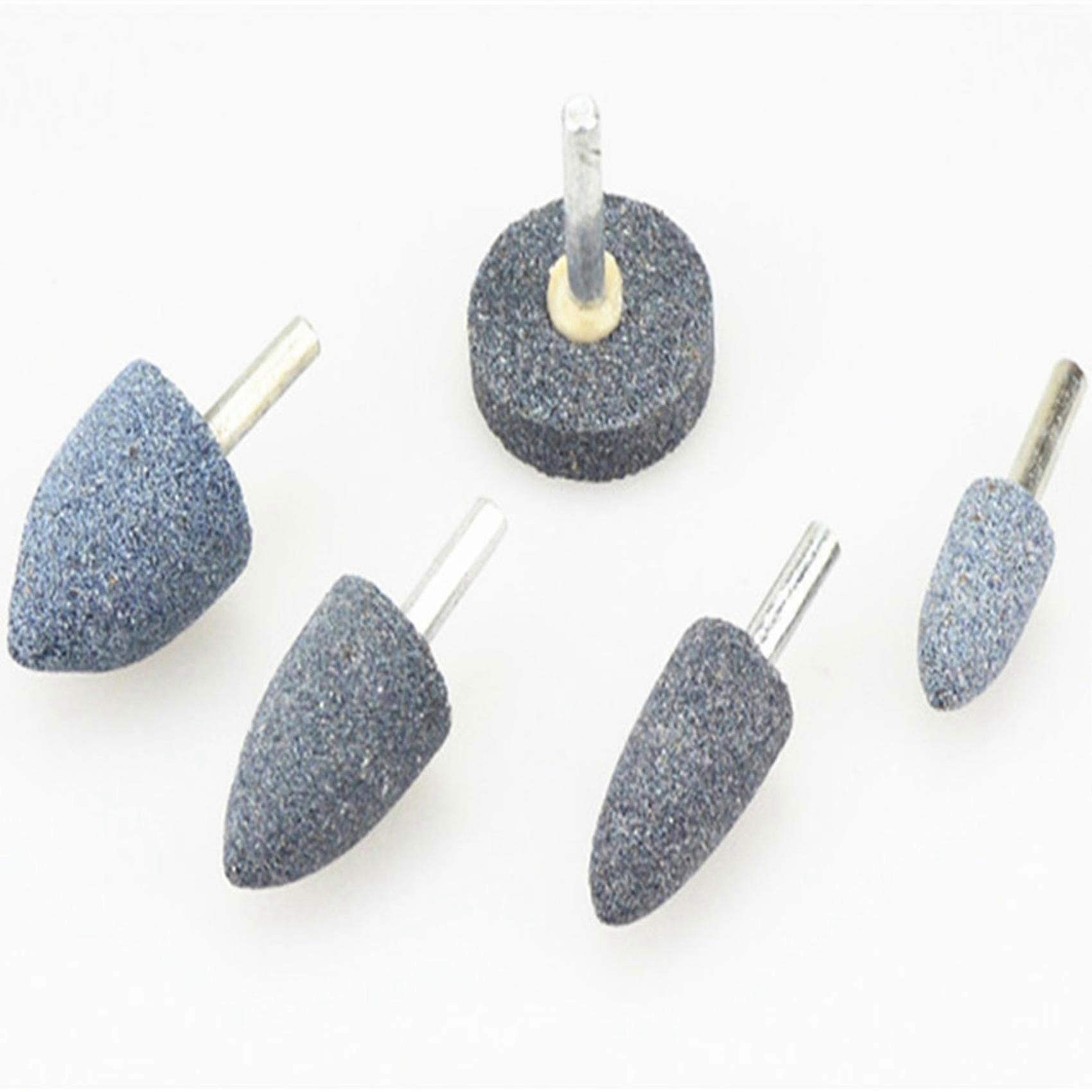 Abrasif Stone Points Set Meule Polishing Head Bit avec 1/4 pouce Shank 7pcs Meule