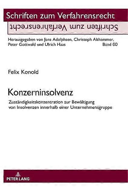 Konzerninsolvenz by Felix Konold Hardback Book
