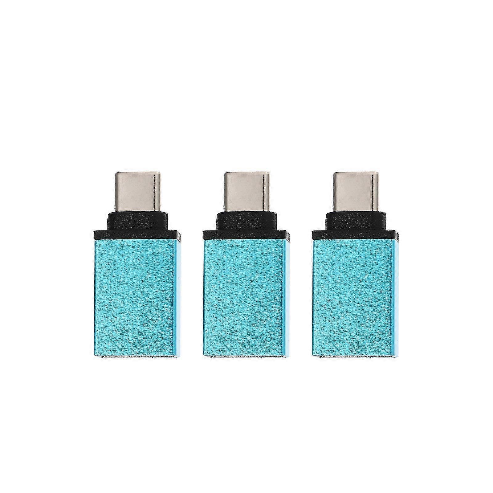 3 Pcs USB Headset Adapter Type C Adapter Phone USB Type-C Adapter Type C Connector Usb C Adapter Type C Charger AdapterBlue SZRH