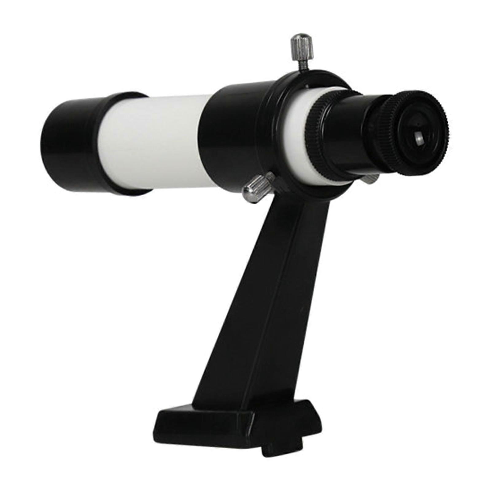 Durable Portable Telescope 5X24 Star Finder Scope 5XMagnification Telescope Finderscopes with Base Mount Stand Multicolor