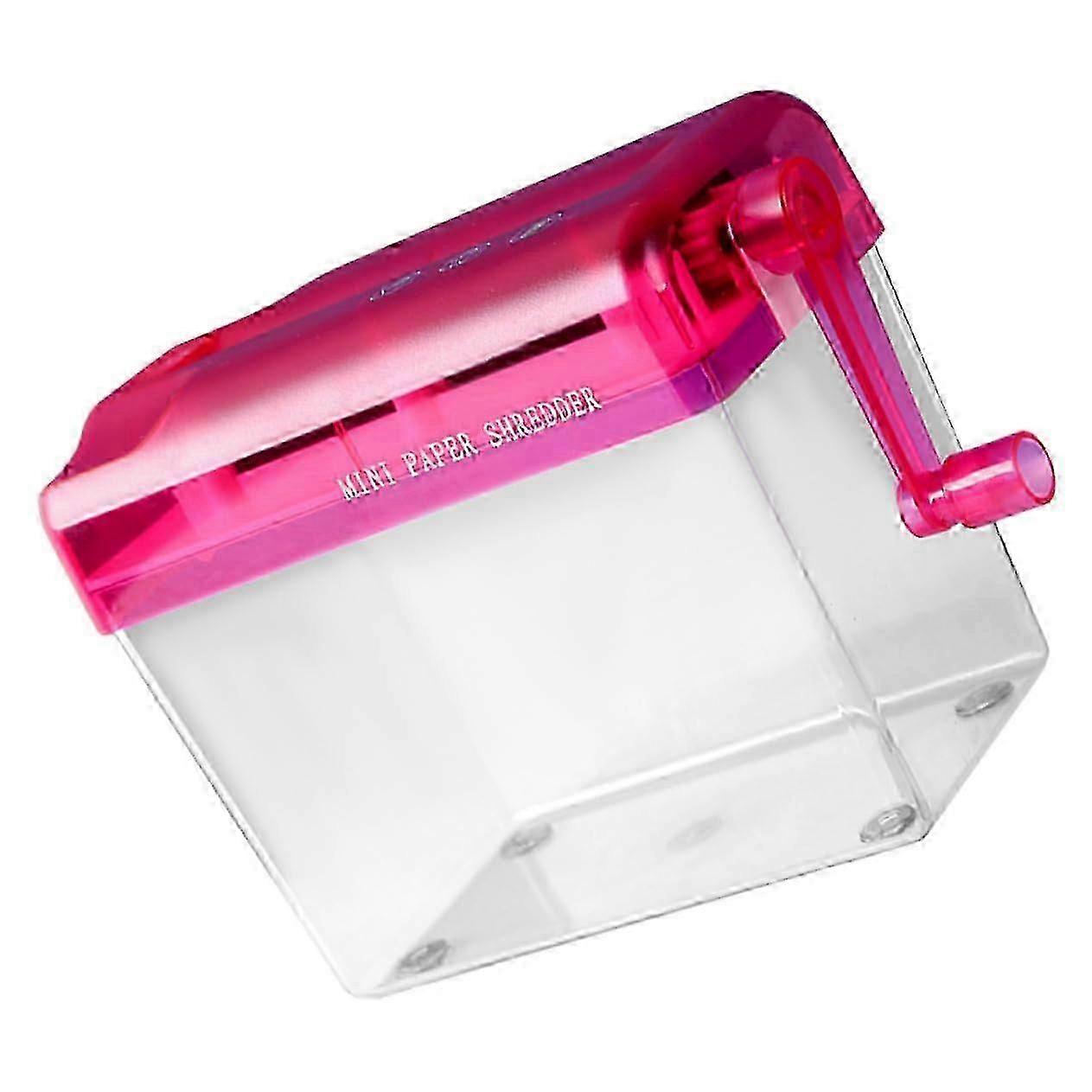 Manual Shredder for Home and Office, HandOperated Paper Cutter for Crafts, Easy to Clean and Portable