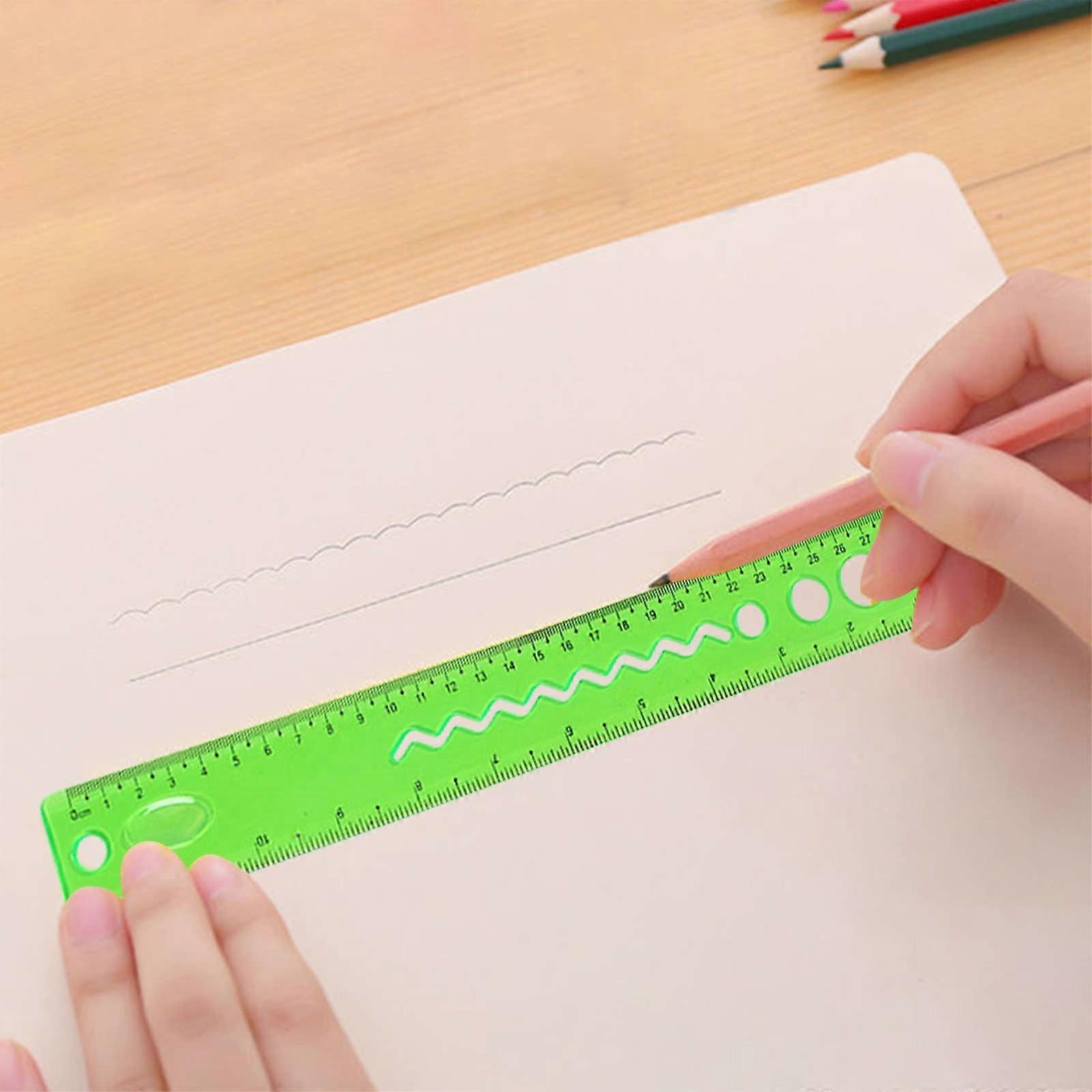 Clearance! Ruler,Soft Ruler Student Stationery 30Cm Ruler Multi Functional School Supplies Measuring Soft Ruler Green