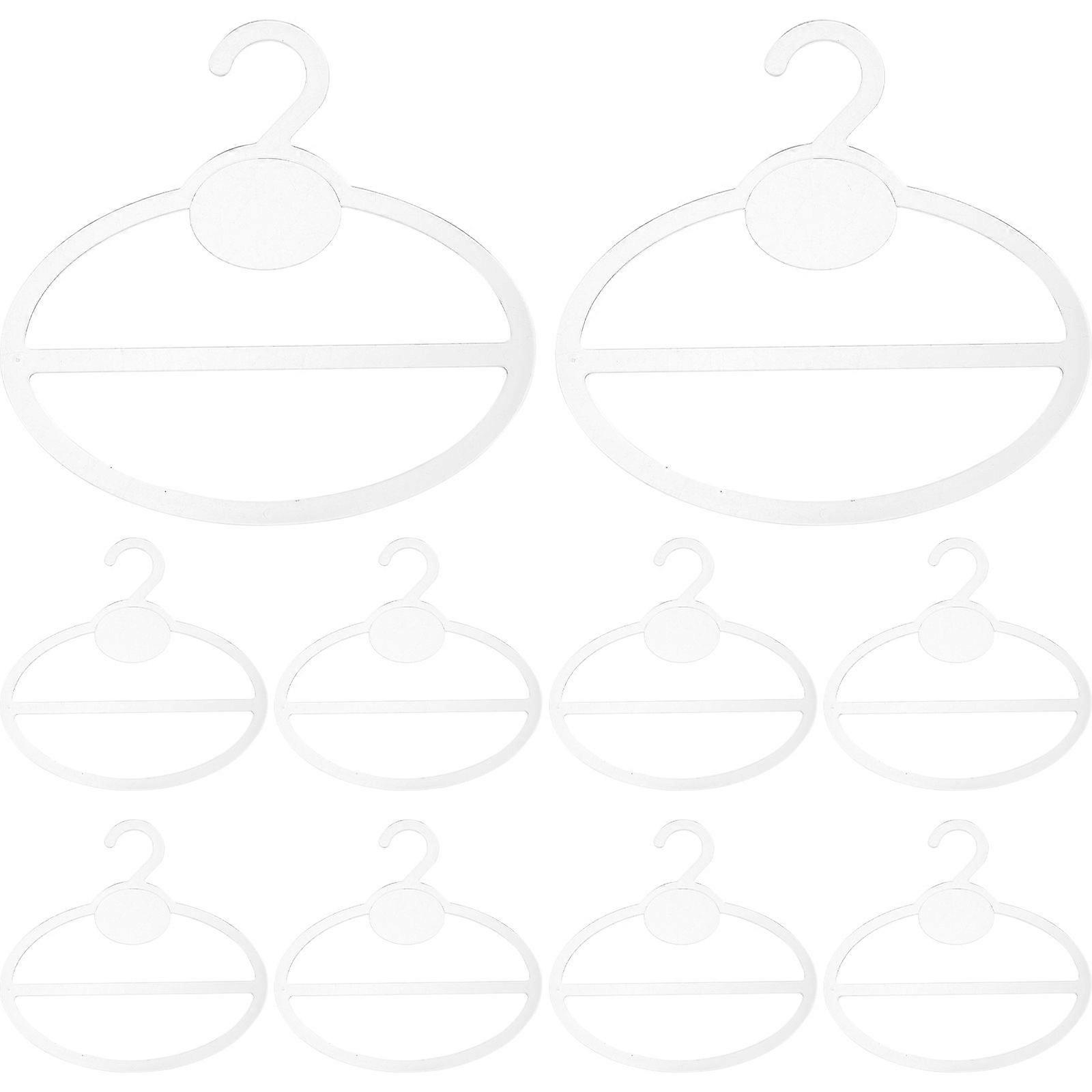 10pcs Scarf Hanging Organizer Multi-functional Hanger Tie Hanger Belt Shawls Hanger