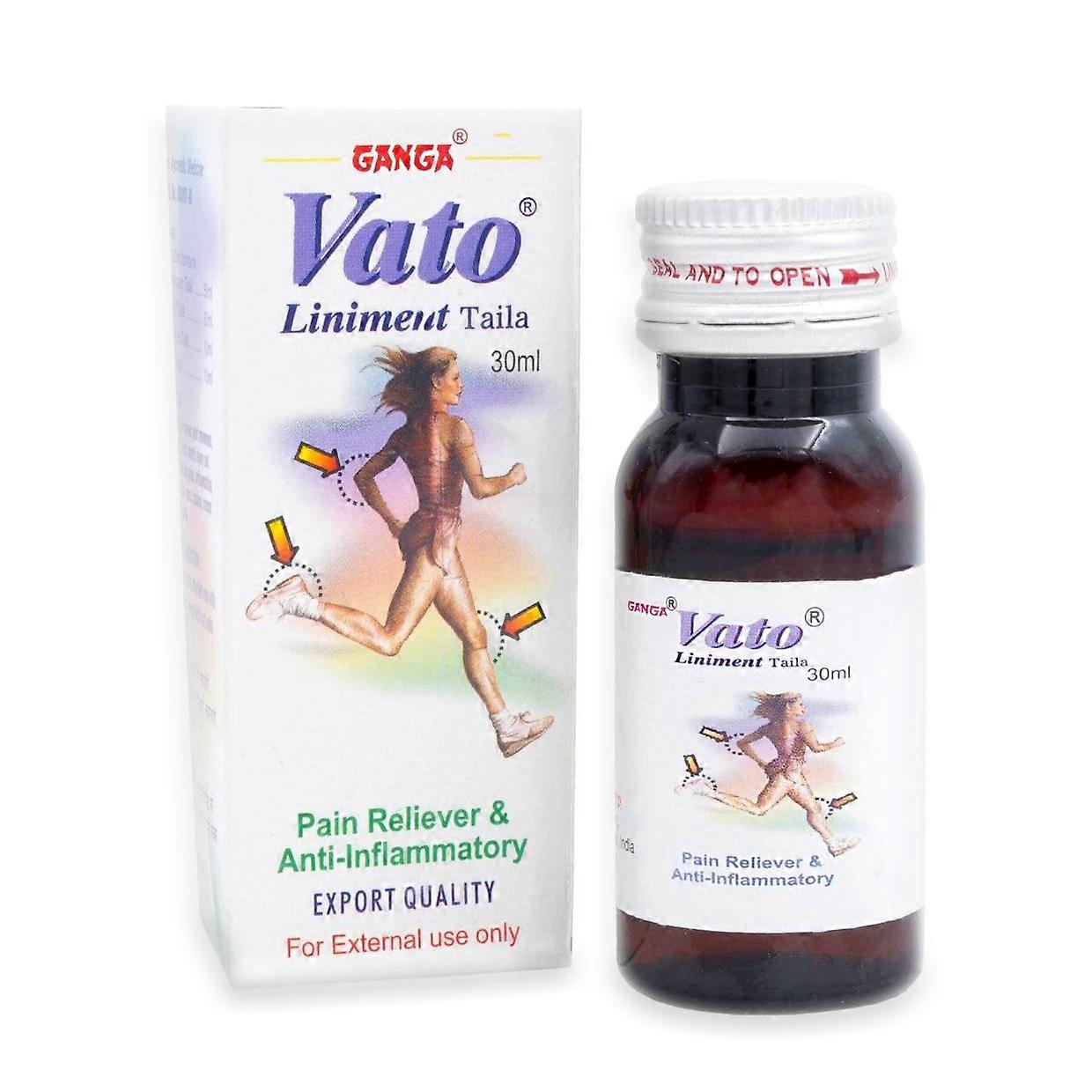 Vato: liniment (30 ml), Vato Liniment Taila, Ganga Pharmaceuticals
