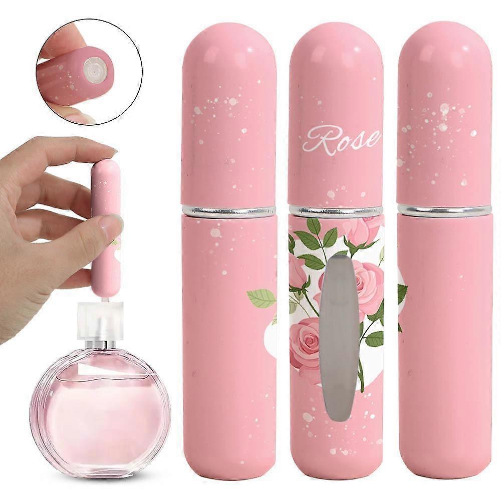 Refillable Mini Perfume Bottle 5ml Empty Cosmetic Containers Portable Spray Atomizer Bottle  Travel