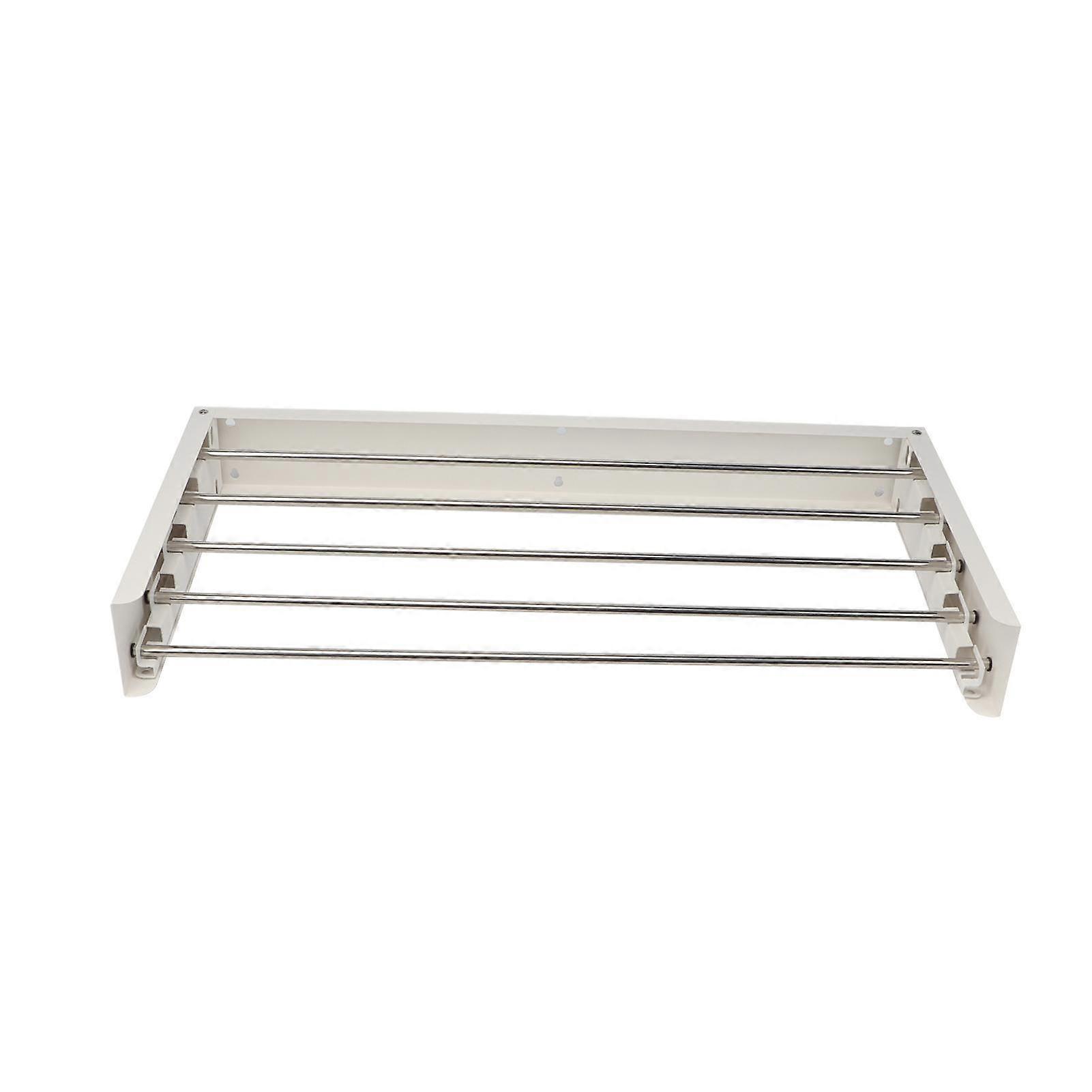 Wall Mounted Clothes Drying Rack 50KG Load Capacity Foldable Laundry Drying Rack Non Visible