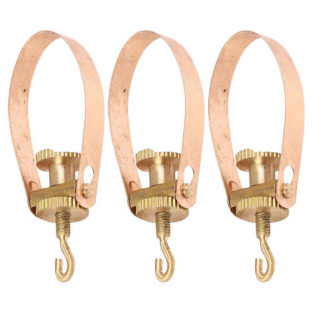 Metal Erhu Tuning Accessories 3Pcs Fine Tuners for String Adjustment