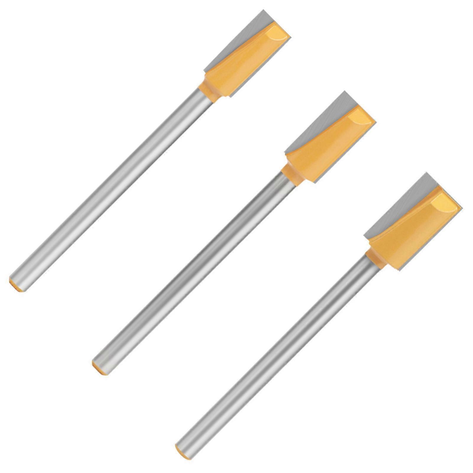 Jamming Resistant Bottom Cleaning Router Bit 8mm Set For Complex Shaped Holes In Wood Materials Multicolor