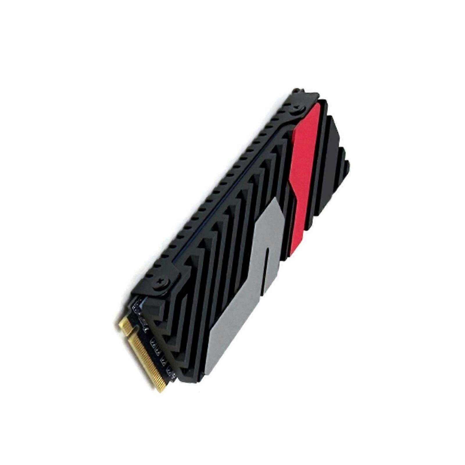 Optimized M.2 NVME Solid Disk Aluminum Heatsink High Efficiency Cooling Solution For Prolonged Usage Stability  red