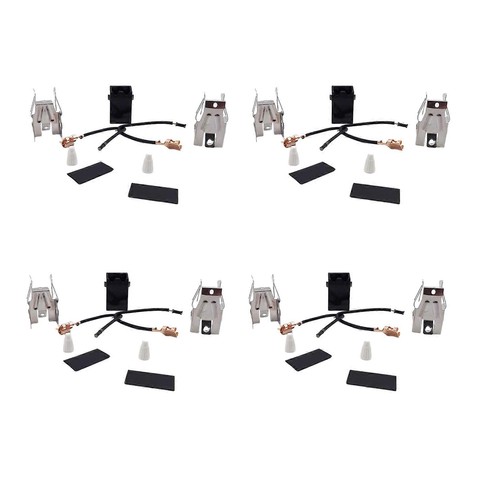 4 Set Range Burners Receptacle Appliance Part Stove Connector for Enhancing Durability and Safety in Kitchen Appliances Multicolor