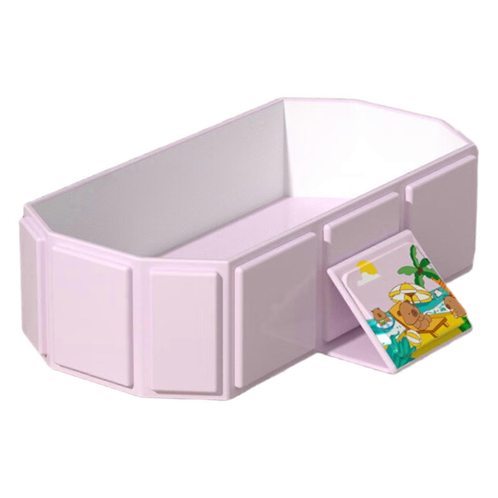 Lightweight Foldable Baby Bath Tub Space Efficient Design Quick Folding Anti Skid Base Portable For Home Travel Use Multicolor